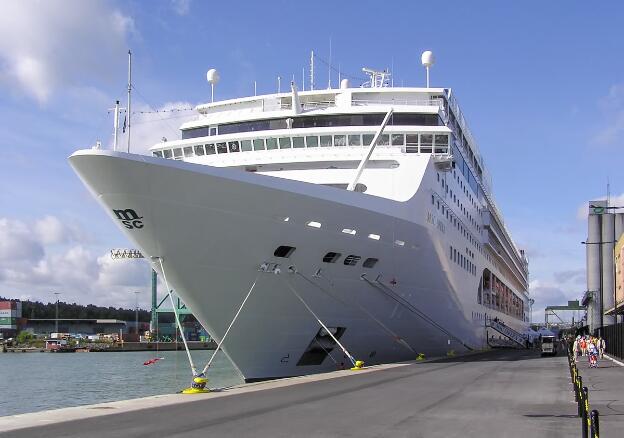 MSC Opera of MSC Cruises in the port of Stockholm, Sweden